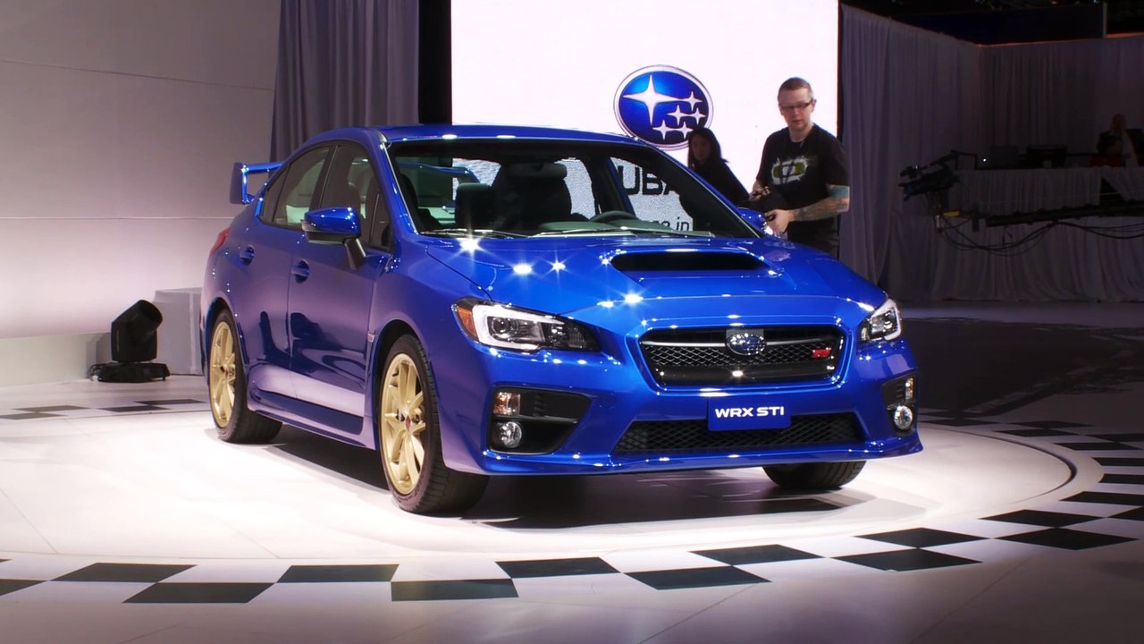 2015 Subaru WRX STI at the 2014 Detroit Auto Show.