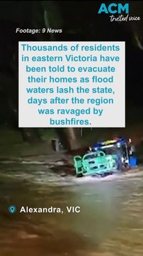 Shocking footage of Victorian floods