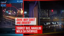 Tourist bus, nahulog mula sa overpass | GMA Integrated Newsfeed