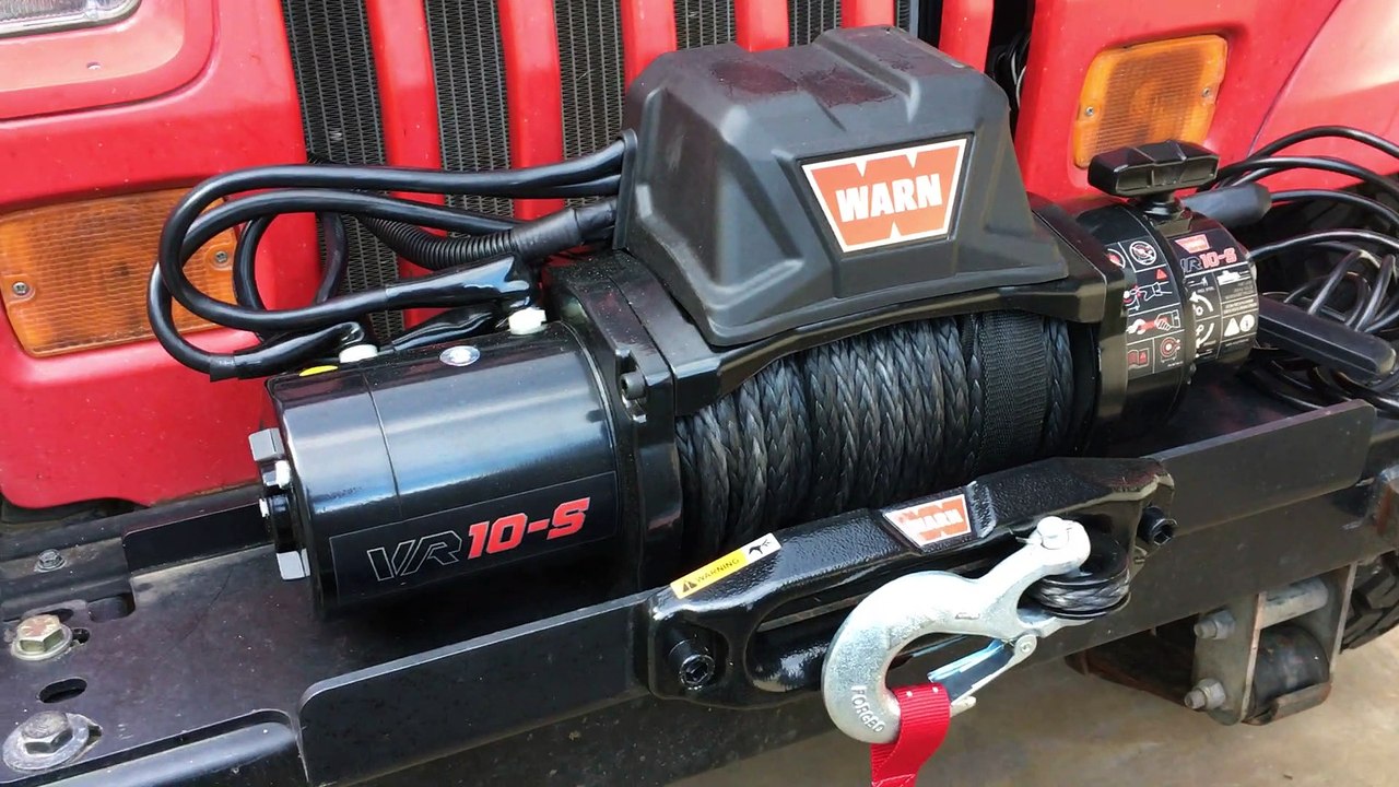 Warn VR10-S winch overview