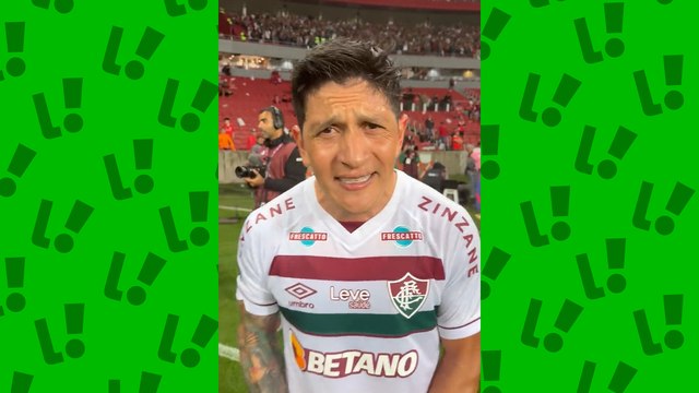 Cano comemora vaga na final da Libertadores