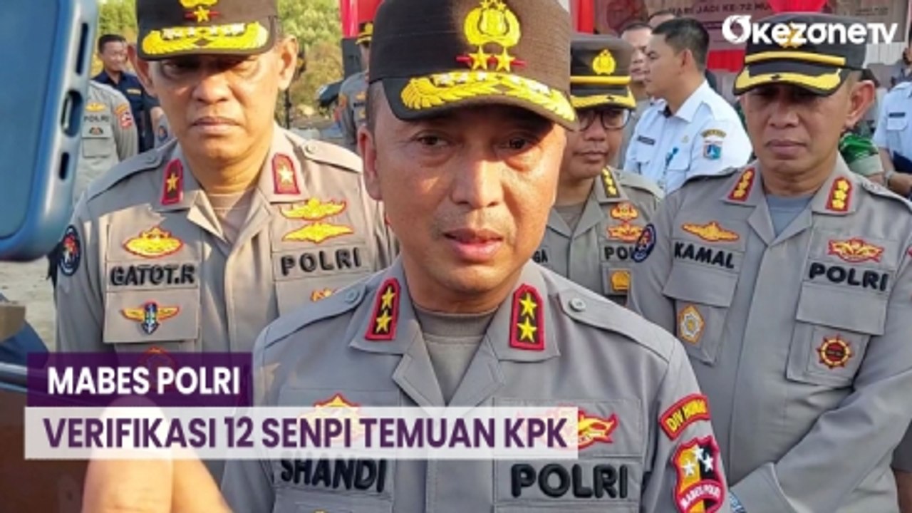 Diterima Mabes Polri, 12 Pucuk Senjata Api Temu...