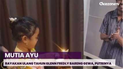 Perayaan Ulang Tahun Glenn Fredly Dirayakan oleh Mutia Ayu dan Gewa dengan Lirih