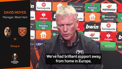 Moyes 'disappointed' by Hammers' away fans ban at Freiburg