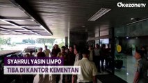 Mentan Syahrul Yasin Limpo Tiba di Kantor Kementan