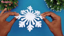 DIY Snowflakes Cutting Tutorial | Cool Design Christmas Snowflakes Easy | Cutting An Xmas Snowflakes
