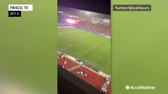 Severe storms slam Texas and Oklahoma with flooding, hail and powerful winds