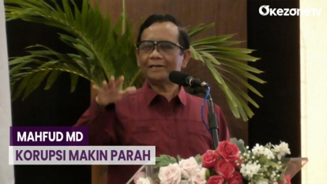 Mahfud MD: Korupsi saat Ini Lebih Meluas dan Masif dari Orde Baru