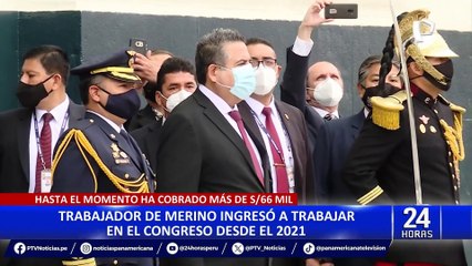 ¿Por qué Manuel Merino cuenta con un trabajador pagado por el Congreso?