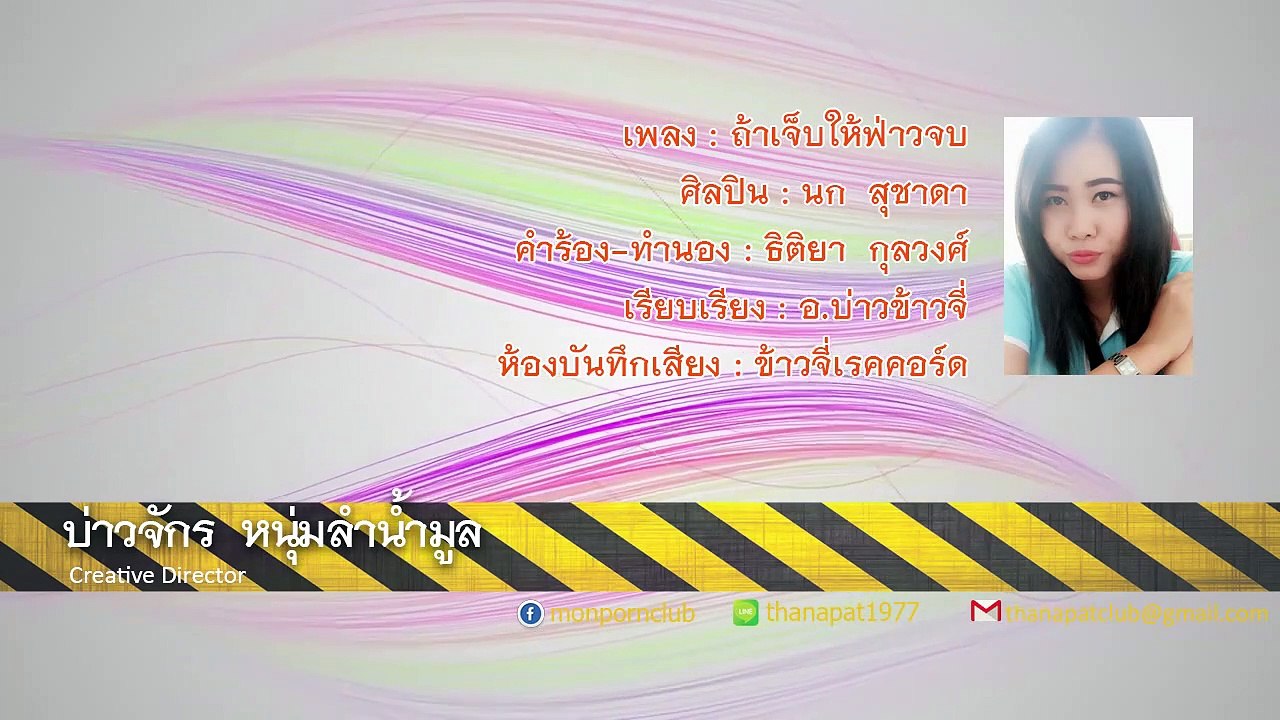 เพลงถ้าเจ็บให้ฟ่าวจบ นก สุชาดา[Official Audio]