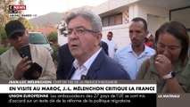 Depuis le Maroc, Jean-Luc Mélenchon critique vivement la France : 