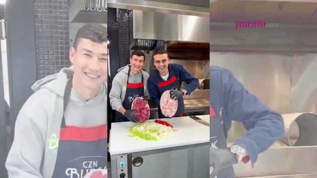 CZN Burak ile Bakhtiyor'un yemek videosu büyük beğeni topladı
