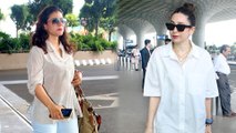 Kajol Vs Karisma Kapoor- Who Aced The Comfy Airport Look?