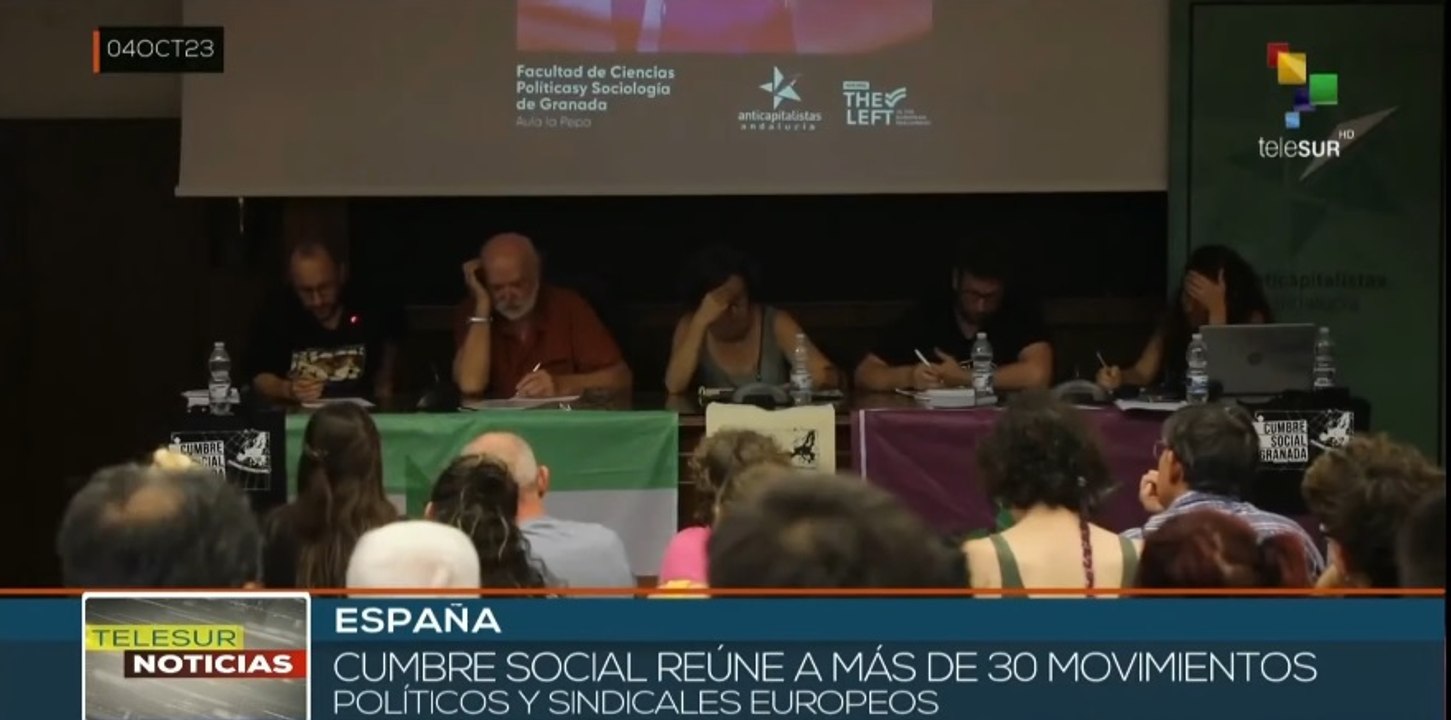 Cumbre de movimientos europeos en Granada pide a la UE más políticas sociales
