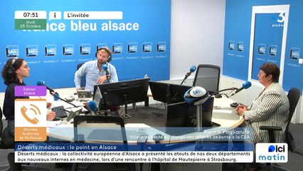 Karine Pagliarulo, vice présidente en charge des affaires de santé à la collectivité européenne d'Alsace