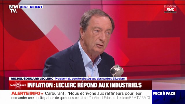 Non , Michel-Édouard Leclerc affirme ne pas faire plus de marge sur une marque que sur une marque distributeur