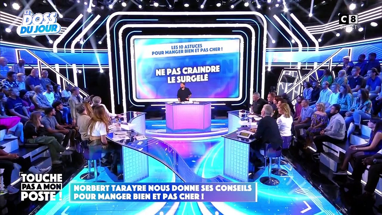 Cyril Hanouna piégé par un Tiktokeur en direct dans "TPMP" sur C8 ce mercredi 4 octobre 2023.