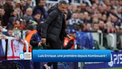 Luis Enrique, une première depuis Kombouaré !