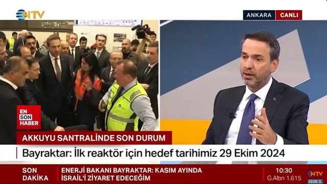 Bakan Bayraktar Akkuyu için tarih verdi: İlk reaktör için hedefimiz 29 Ekim 2024