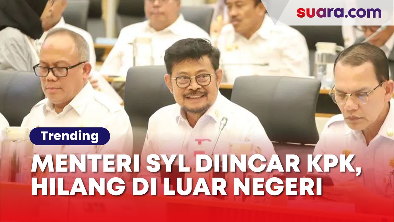 Perjalanan Menteri SYL Diincar KPK, Hilang di Luar Negeri hingga Kena Penyakit Prostat