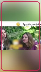 مواقف عفوية للفنانة مرام البلوشي