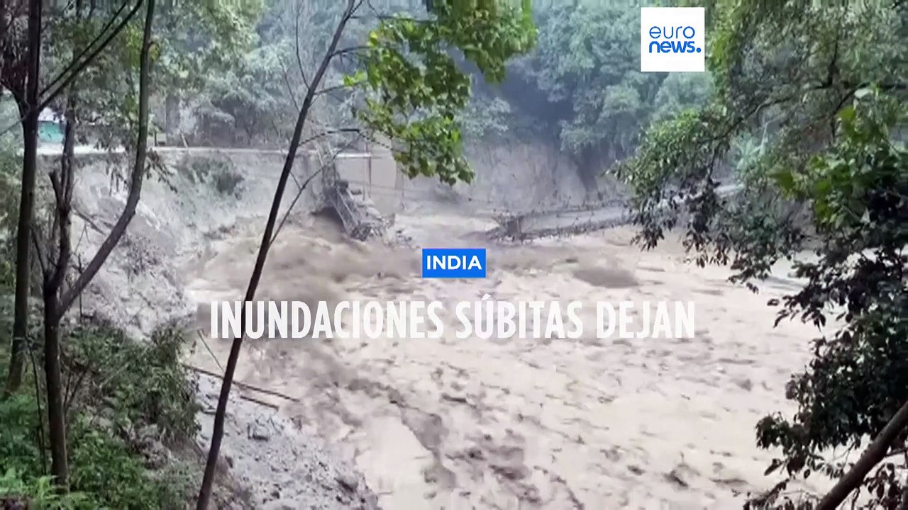 India | Al menos 14 muertos y más de cien desaparecidos por inundaciones súbitas