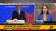 Bakanlık düğmeye bastı! İşte kentsel dönüşümde 5 maddelik yol haritası