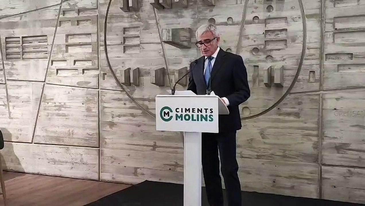 Julío Rodríguez, consejero delegado de Cementos Molins, explica la renovación de las oficinas en Sant Vicenç dels Horts
