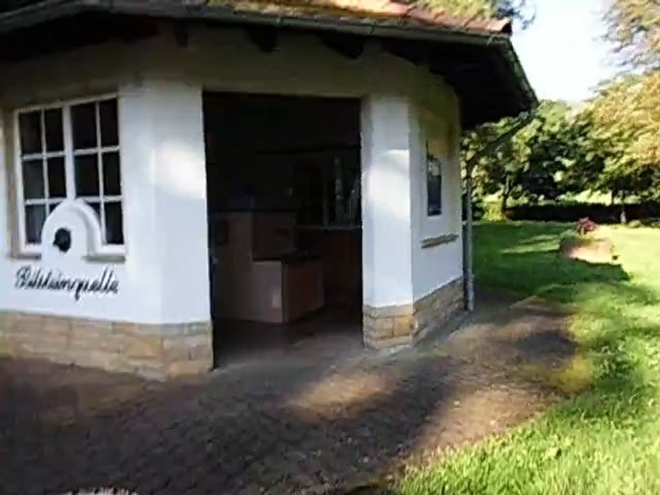 ich an der Bilstein Quelle - Wasser holend für Kaffee, Tee, Saft, zum Kochen  - Schmetterling