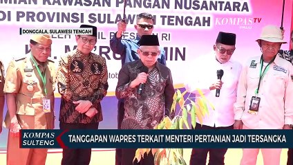 Tanggapan Wapres Terkait Menteri Pertanian Jadi Tersangka