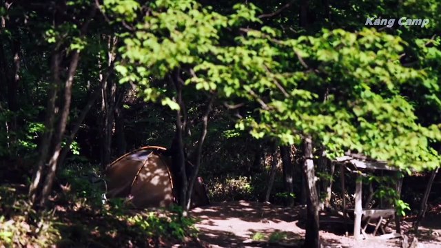 Solo CAMPING in RAIN [ relaxing in the cosy tent shelter | ASMR ]