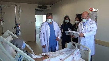 Oğlunun böbreği ile hayata tutundu