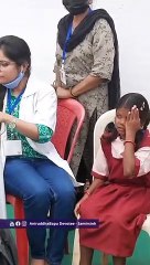 Ophthalmic checkup of students at the 'Virar Medical & Healthcare camp 2023'