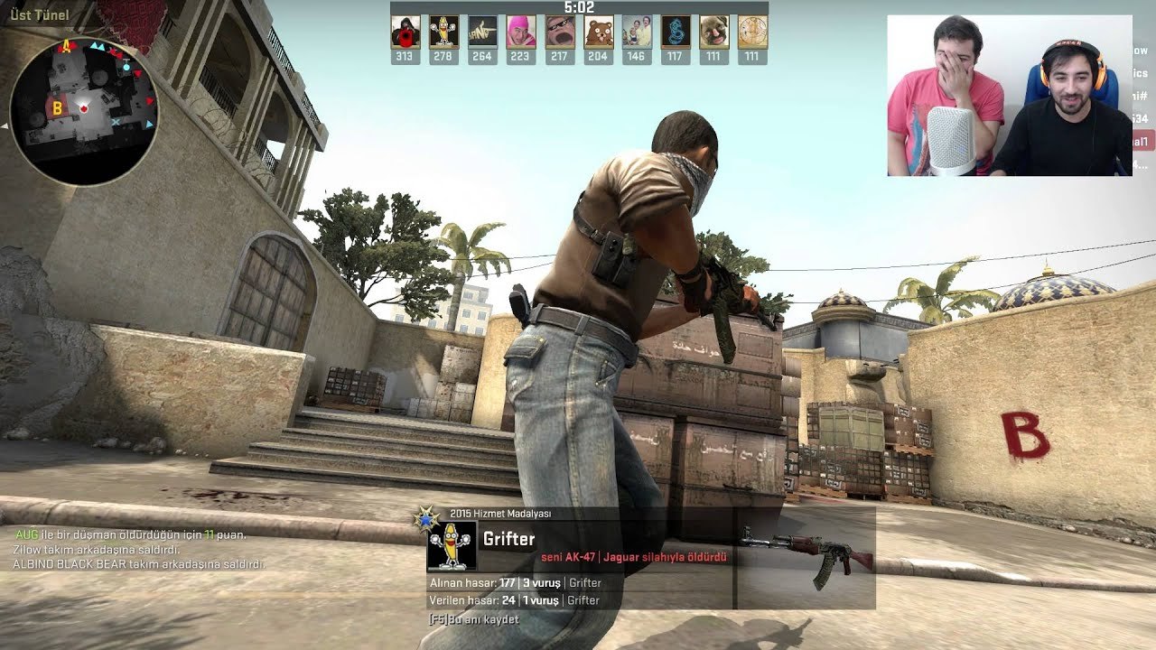 Sinema Bileti Cezalı  CS:GO /w Gitarist 5 Dakikada Kaç Kill Alırsın