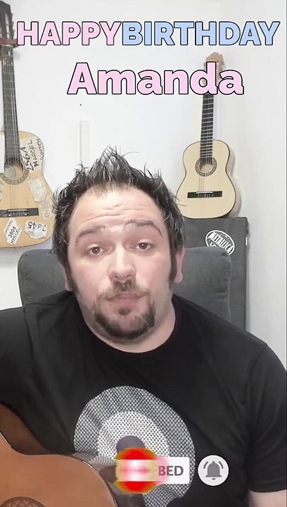 Happy Birthday, Amanda! Geburtstagsgrüße an Amanda