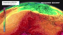 Aria molto calda sull'Europa