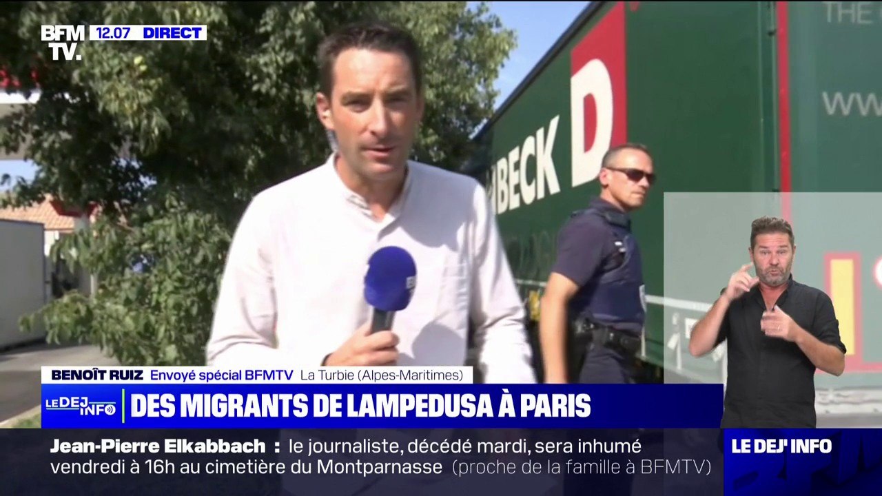 Lampedusa: certains migrants tentent de traverser la frontière dans des camions