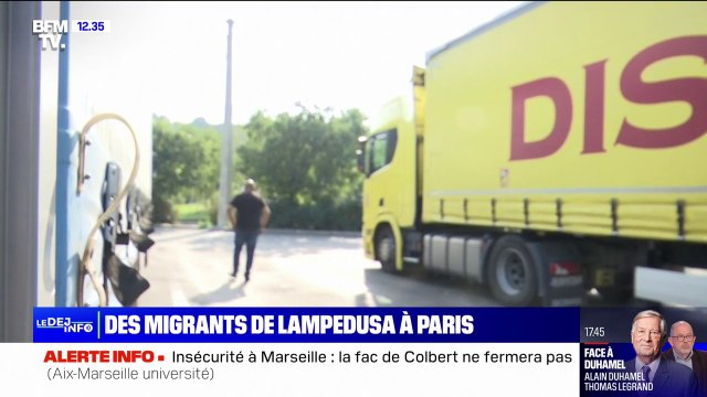 Lampedusa: comment des migrants tentent de traverser la frontière