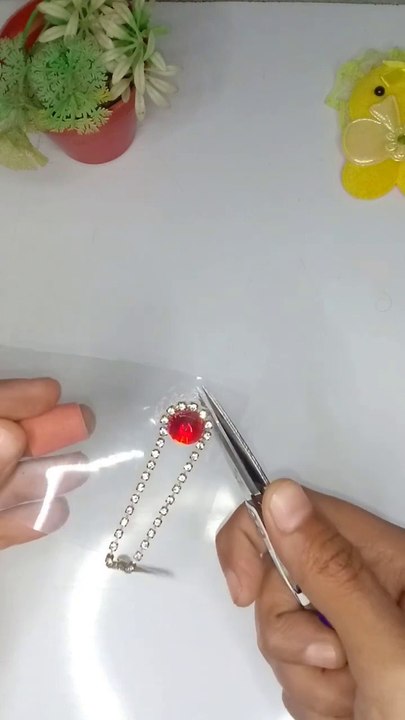 beautiful earrings ❤️❤️ _diy _handmade _youtubeshorts _viral _earring