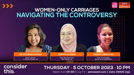 Consider This: Public Transport (Part 3) - Gender-Segregated Coaches, Safer Commutes?