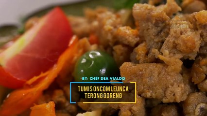 Yuk ke Dapur! Ada Menu Sunda Pisan, Tumis Oncom Leunca Terong Goreng