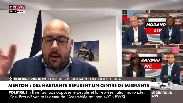 Echange très tendu ce matin sur CNews à propos d'un centre d’accueil de migrants isolés entre Jean-Marc Morandini et Philippe Vardon, conseiller régional Reconquête de PACA: Mais ça fait 6 fois que je vous pose la même question et vous ne répondez pas!