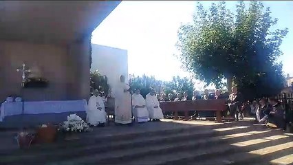 Misa de campaña en La Virgen del Camino el día de San Froilán