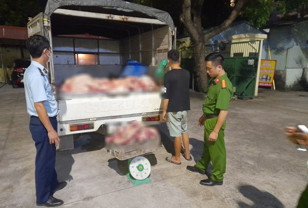 Phát hiện hơn 1,3 tấn thịt heo không đảm bảo an toàn thực phẩm