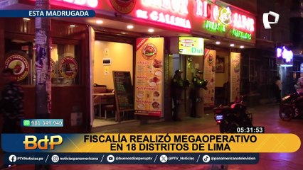 Patricia Benavides encabeza megaoperativo en distritos de Lima