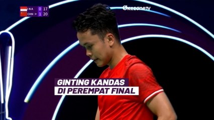 Highlight Asian Games 2023: Dikandaskan Wakil China, Anthony Ginting Tersingkir di Perempat Final