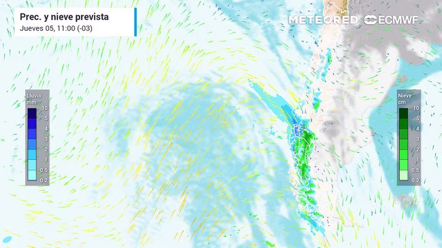 Dos sistemas frontales cruzarán por la Patagonia en los próximos días