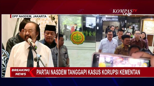 BREAKING NEWS - Ketum NasDem Surya Paloh Minta Mentan Syahrul Segera Mengundurkan Diri