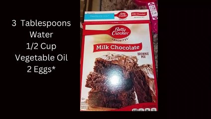 How to make betty crocker milk chocolate brownies @EricaChristy