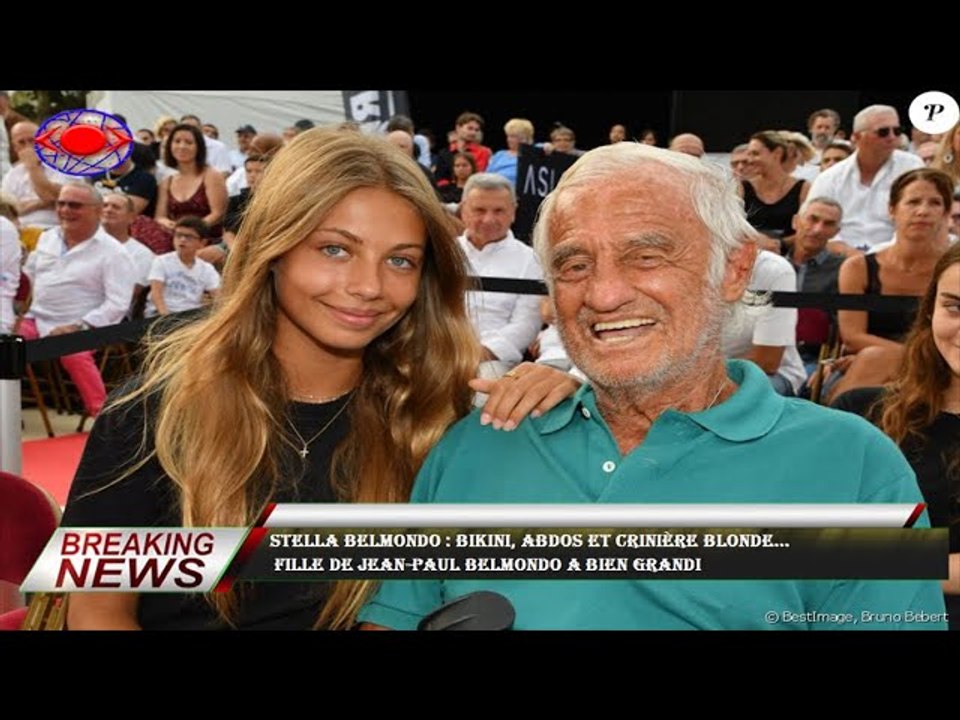 Stella Belmondo : Bikini, abdos et crinière blonde...  fille de Jean-Paul Belmondo a bien grandi